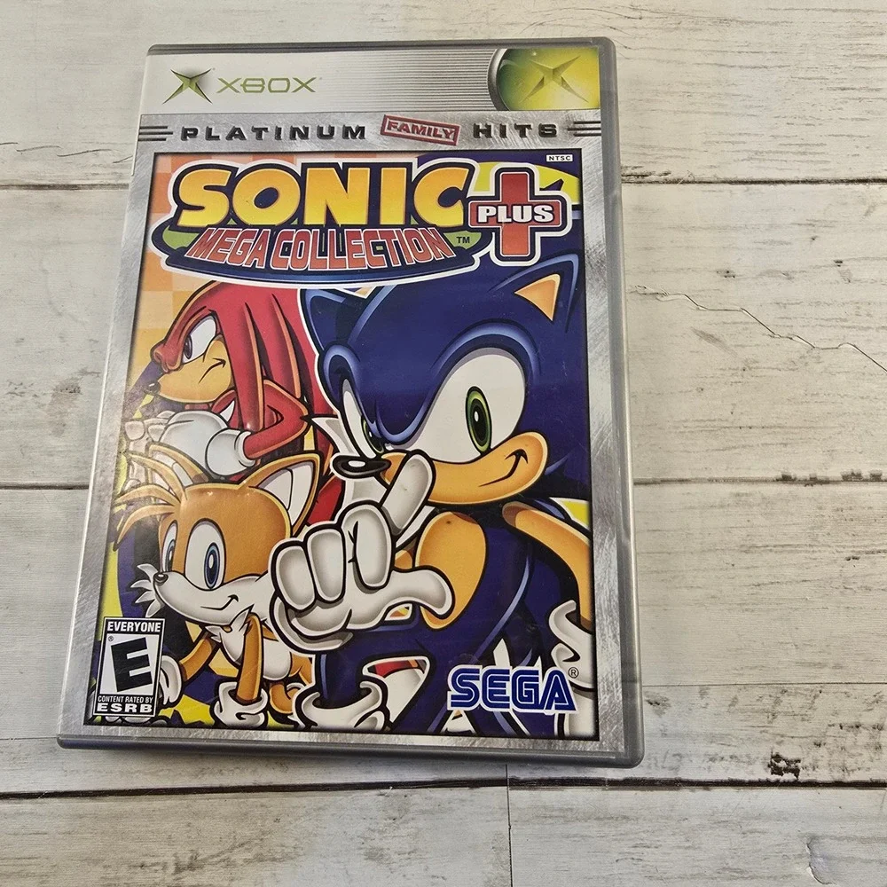Sonic Mega Collection Plus Microsoft Xbox Platinum Family Hits SEGA Compilation